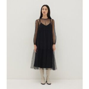Love Bonito Leighton Polka Dot Tulle Dress